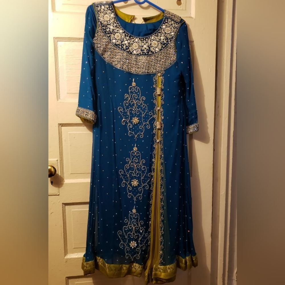 Blue Shalwar Kameez